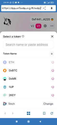 صرافی یونی سواپ
