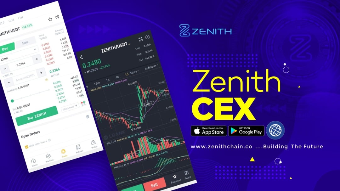 انتشار صرافی متمرکز Zenith Chain