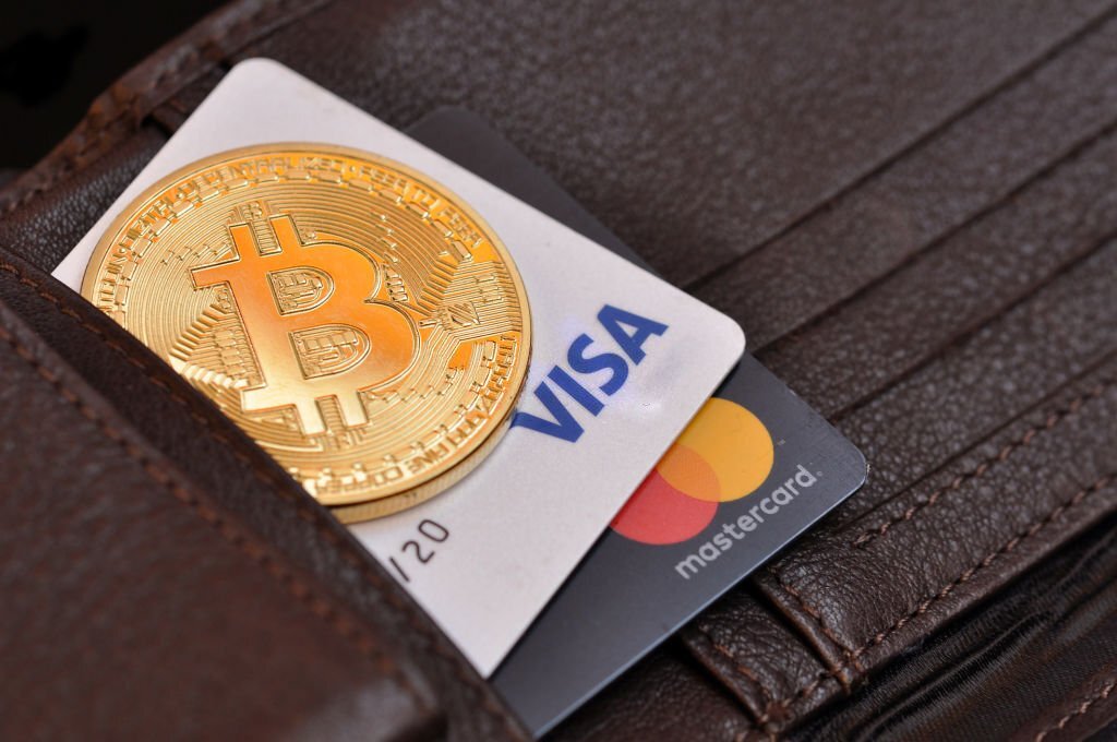 بیت کوین، ویزا کارت، مستر کارت