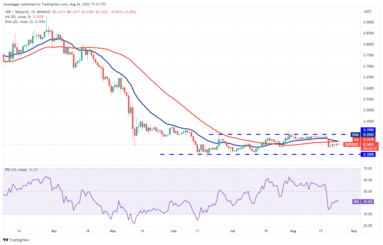 نمودار قیمت ریپل