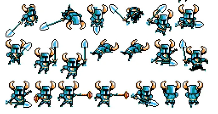 shovel knight character design