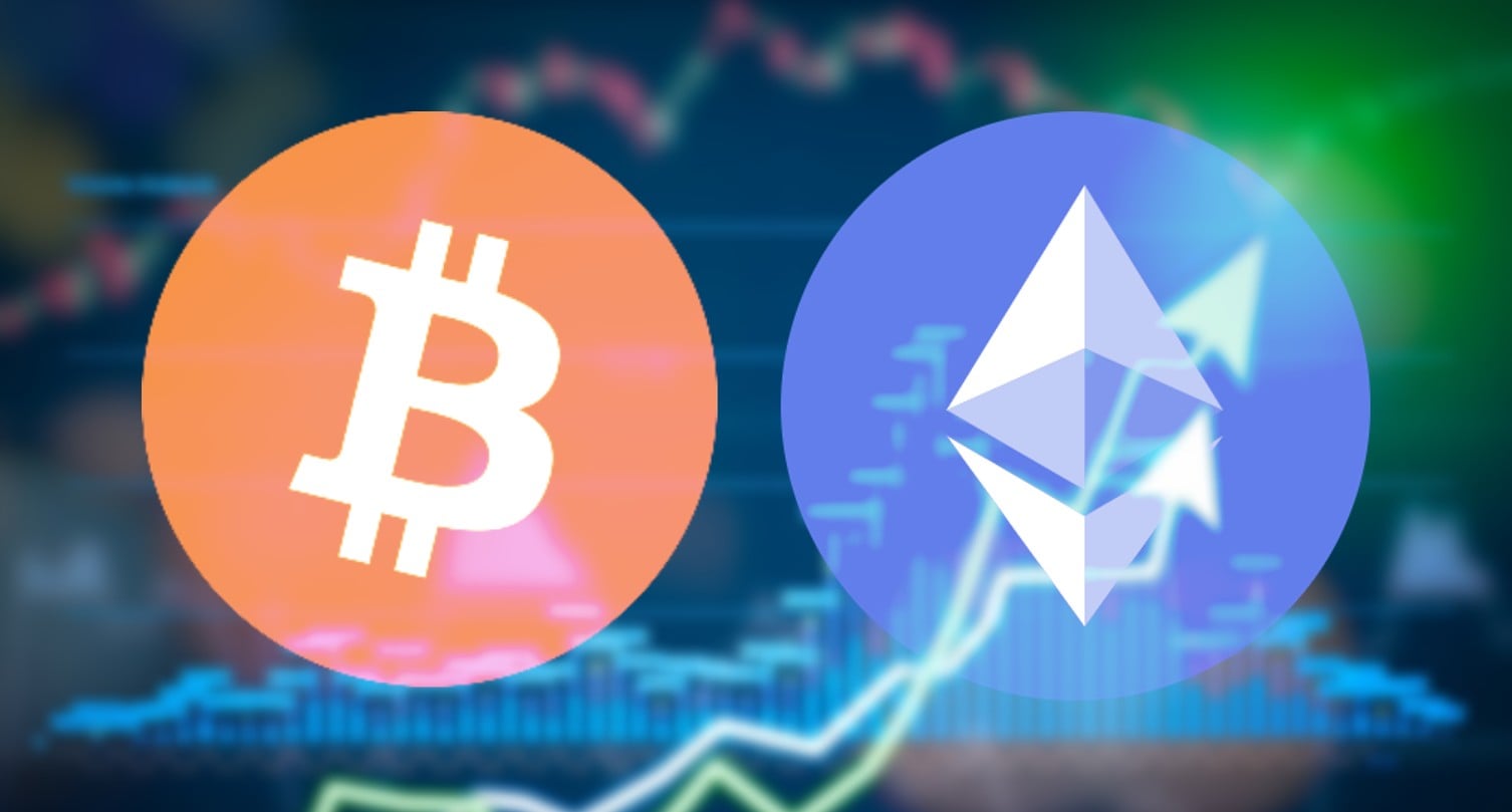 افزایش قیمت بیتکوین و اتریوم در روز سبز کریپتو