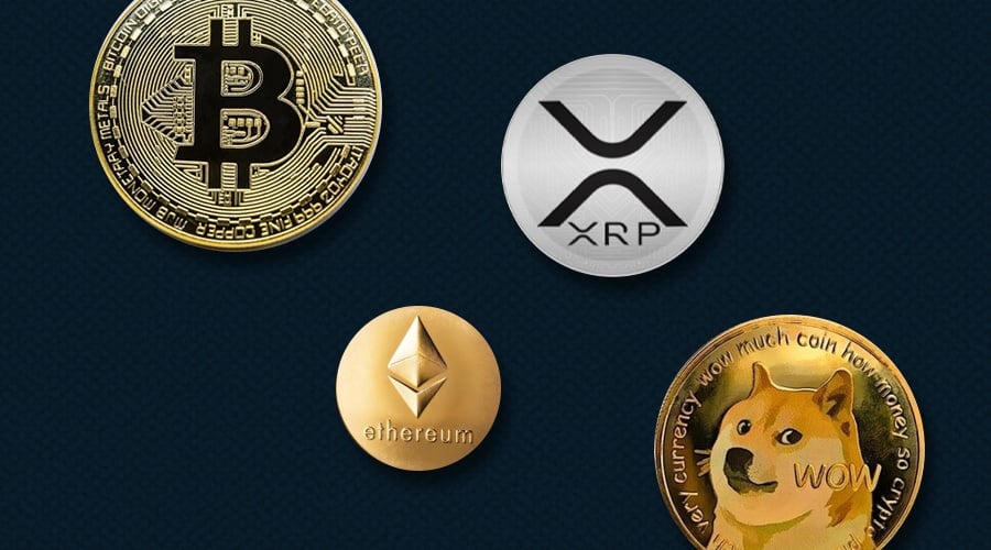 بررسی بیتکوین، ریپل(XRP) و دوج کوین