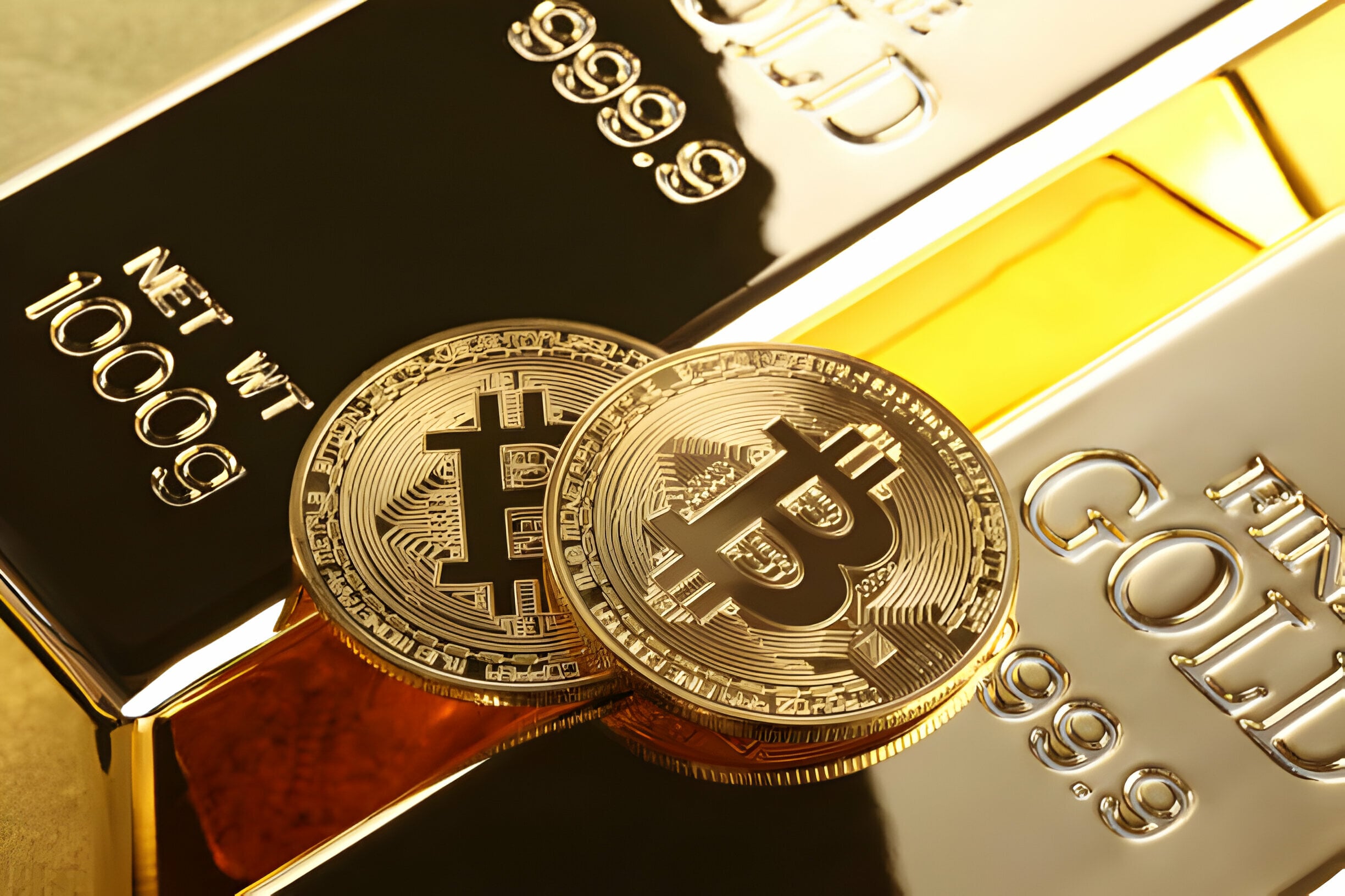طلا در مقابل شاخص سهام سنسکس در مقابل بیت کوین
