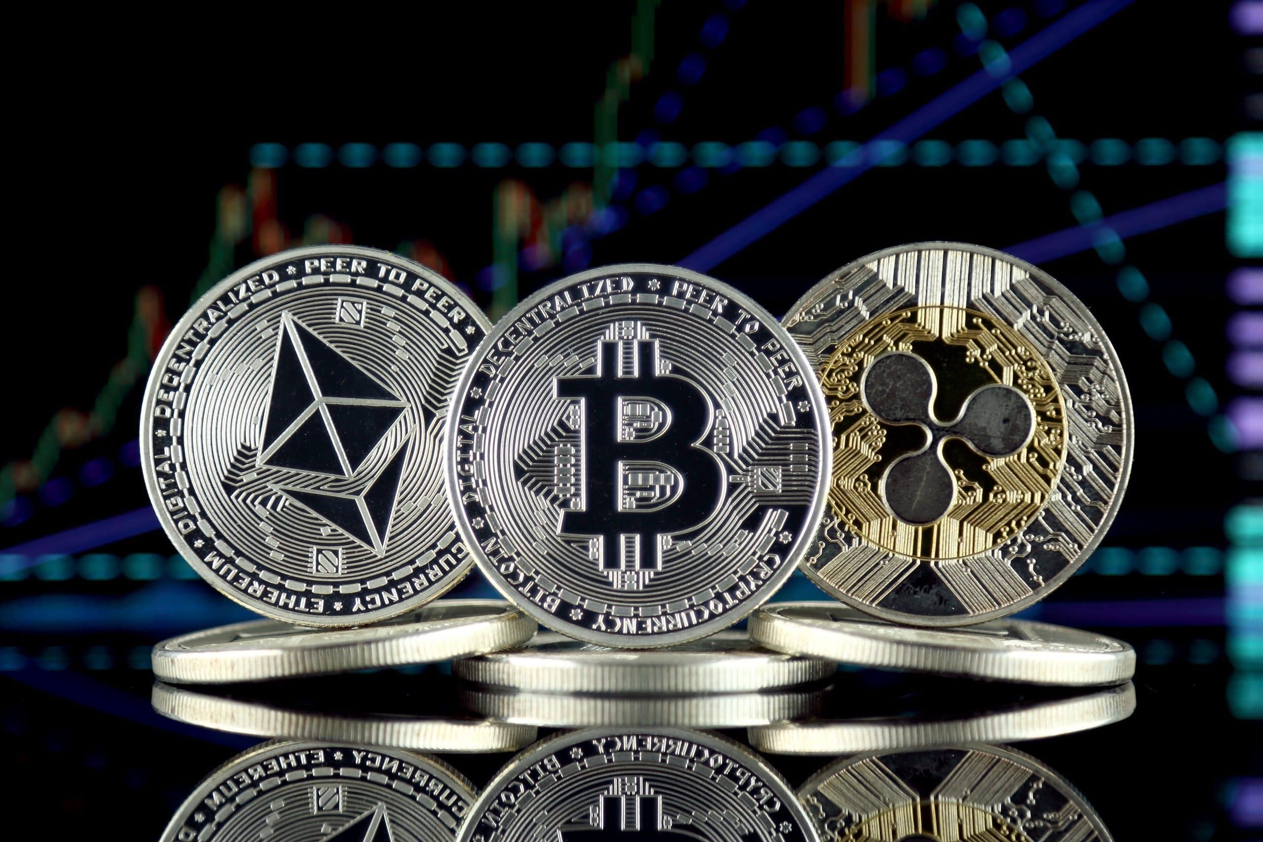 پیشبینی قیمت بیتکوین، اتریوم و توکن بومی ریپل