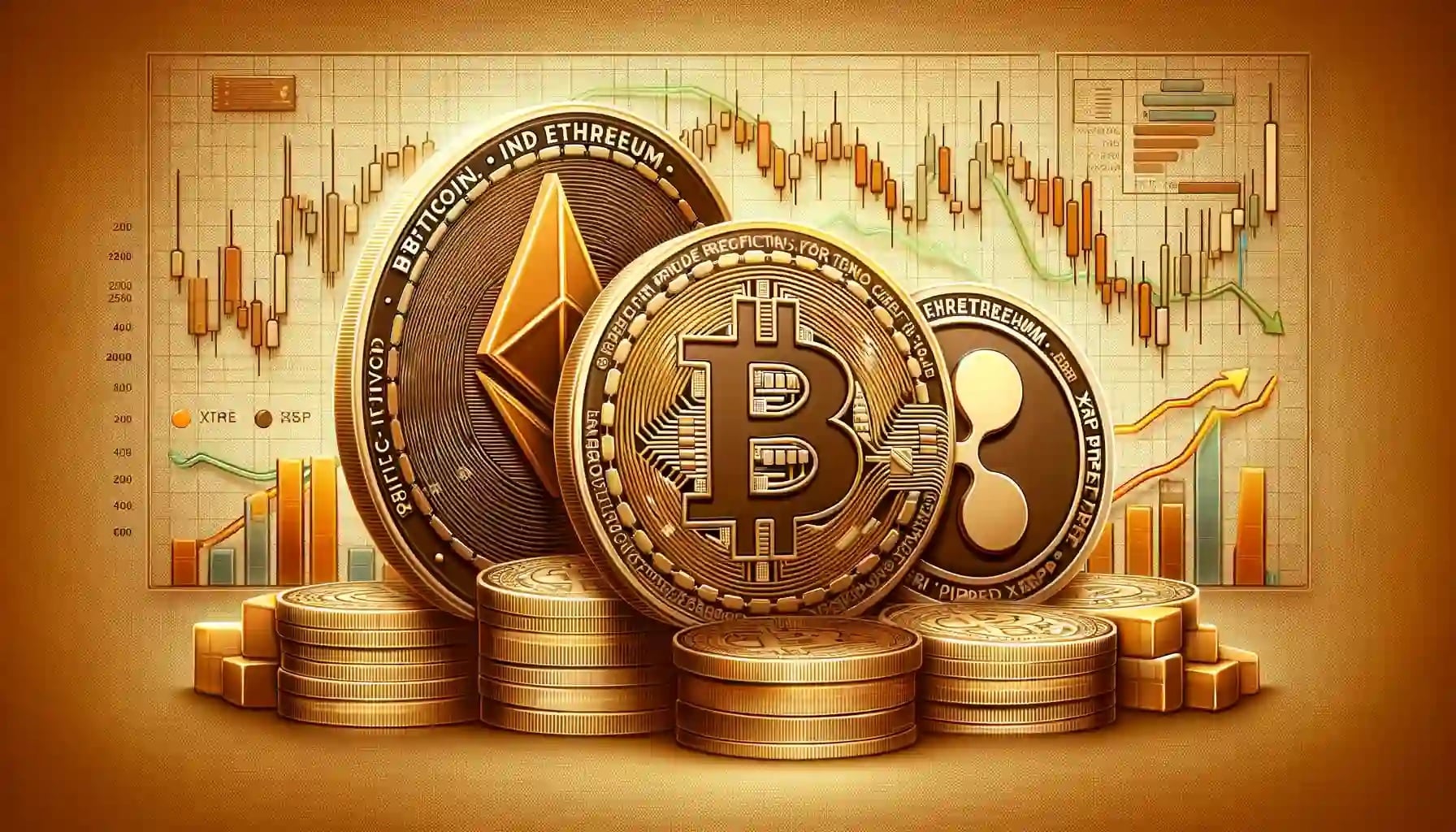 پیشبینی قیمت بیتکوین، اتریوم و ریپل (27 تیر)