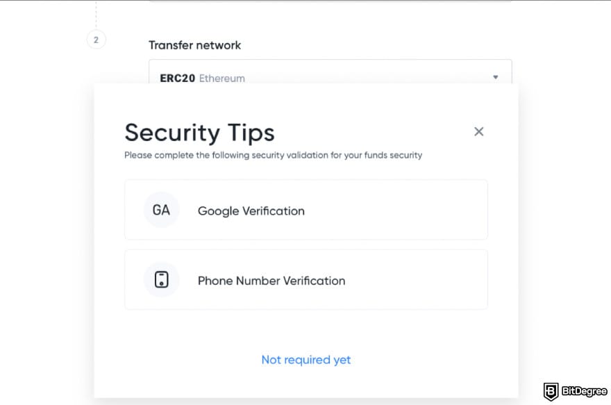 Toobit exchange review: complete the 2FA. Toobit exchange review: complete the 2FA.