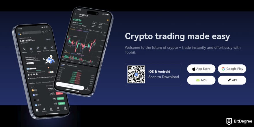Toobit exchange review: mobile app. Toobit exchange review: mobile app.