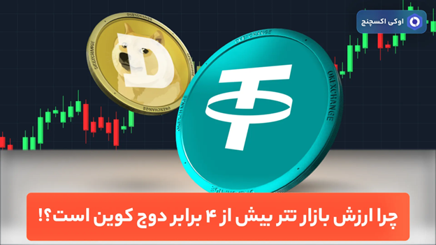 چرا ارزش بازار تتر بیش از ۴ برابر دوج کوین است؟!
