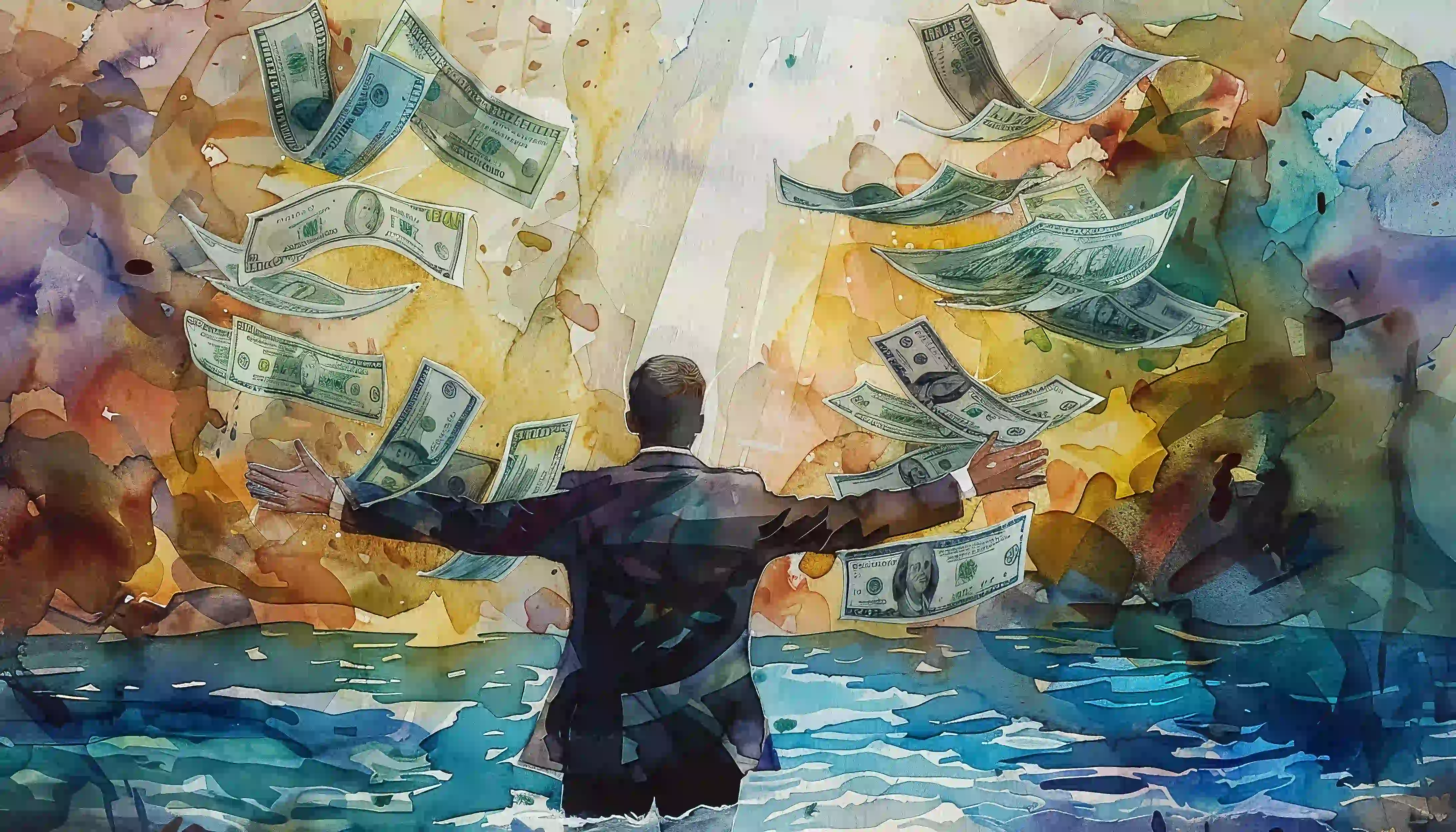 غرق در پول چیست؟