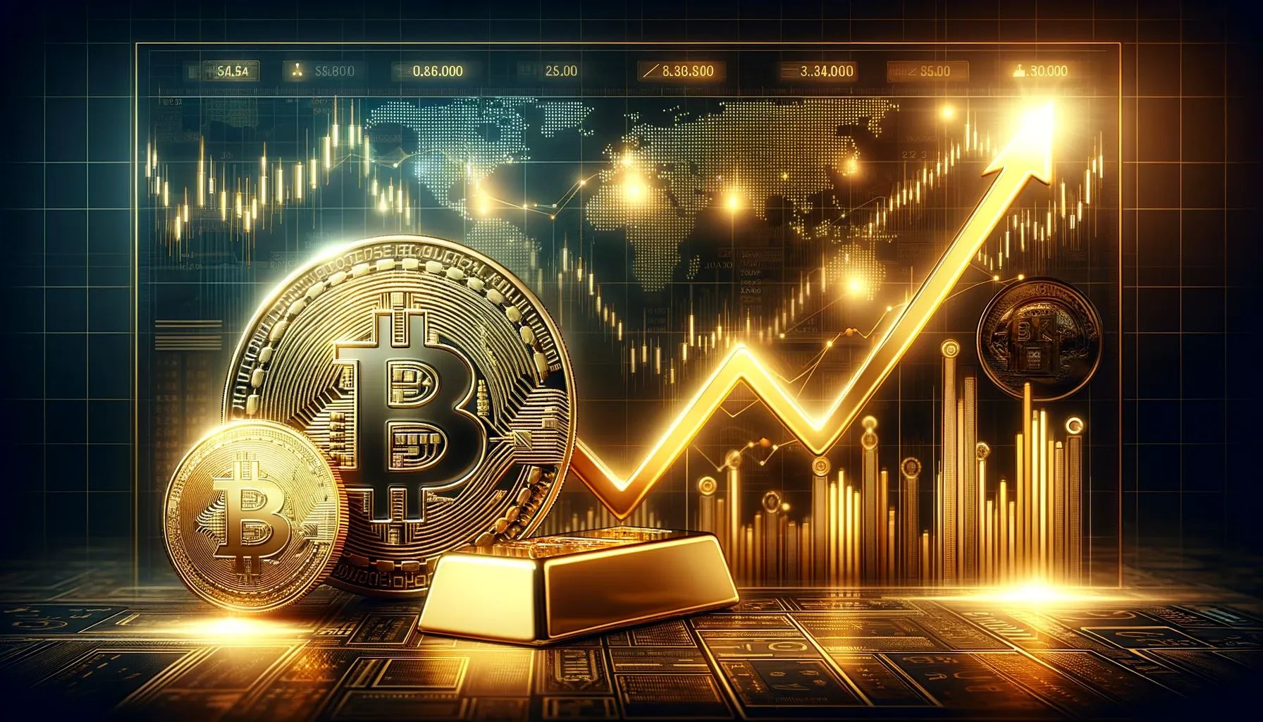 آیا سقوط طلا، زمینهساز صعود بیتکوین خواهد بود؟ | سه عامل کلیدی جهش اونس تا 5000 دلار