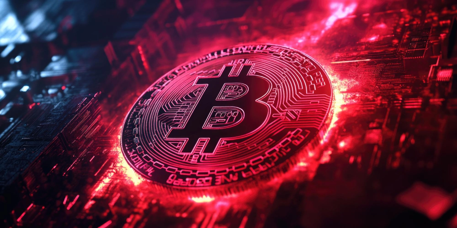 بازار بیتکوین در وضعیت قرمز