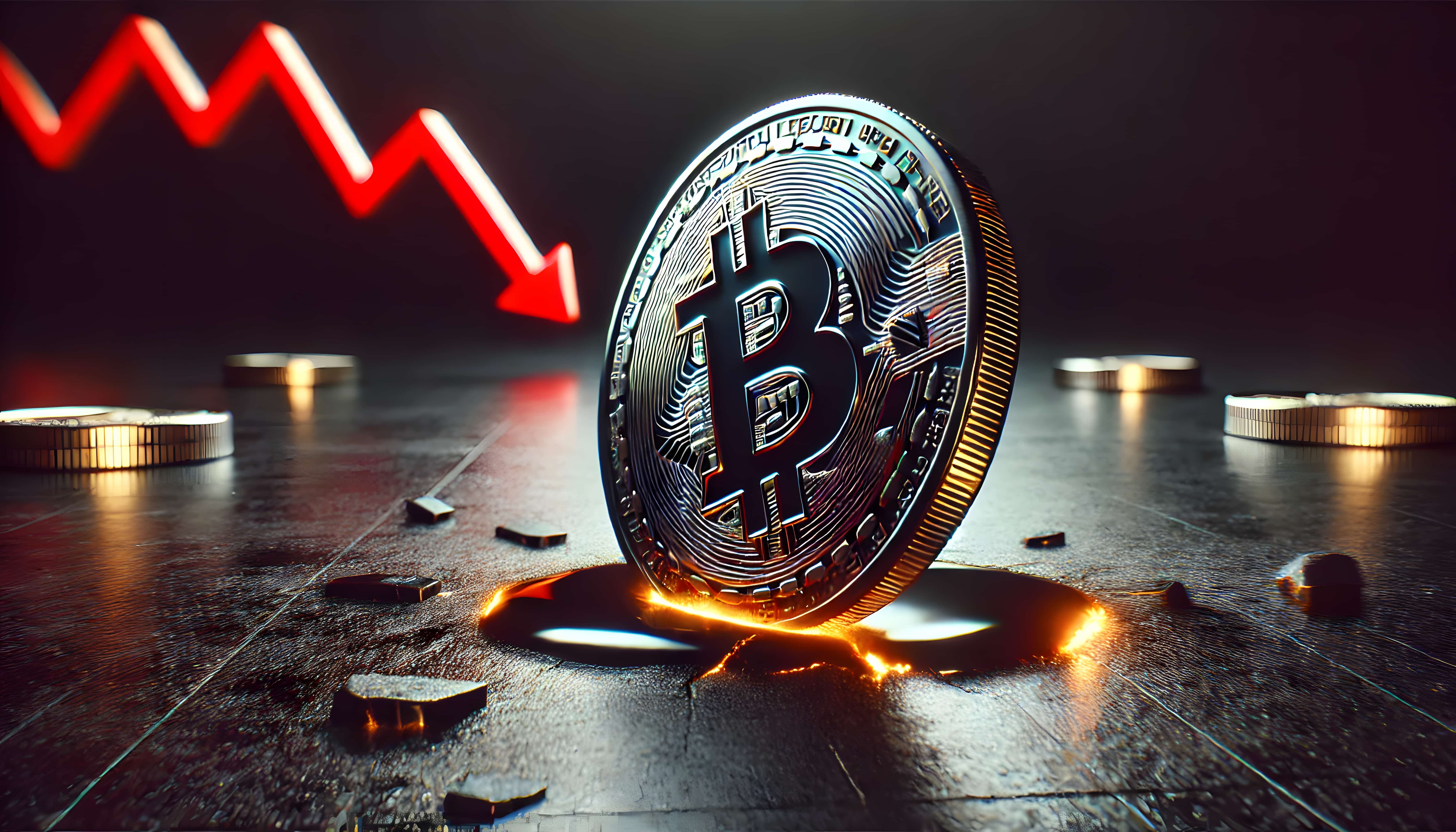 ریزش ۲۴ درصدی بیتکوین و تعلیق برداشتها در یک پلتفرم نهادی
