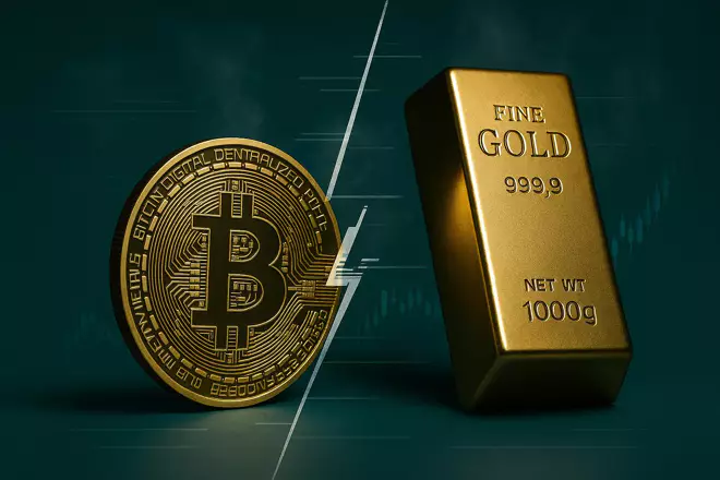 نسبت طلا به بیتکوین صعودی شد؛ آیا کریپتو وارد زمستان تازهای میشود؟