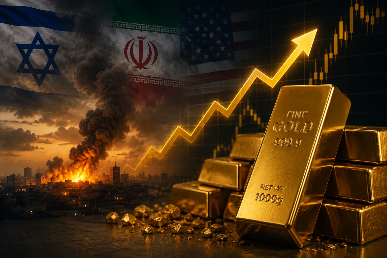تنشهای خاورمیانه، موتور محرک رشد قیمت طلا