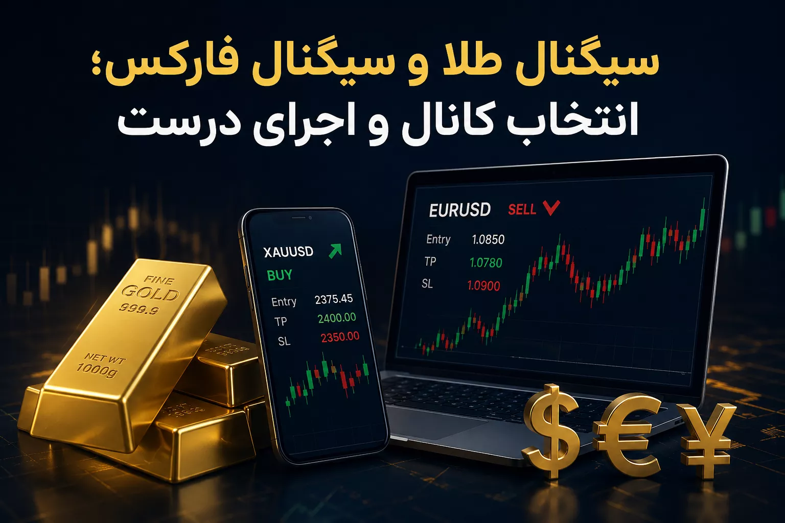 سیگنال طلا و سیگنال فارکس؛ انتخاب کانال و اجرای درست