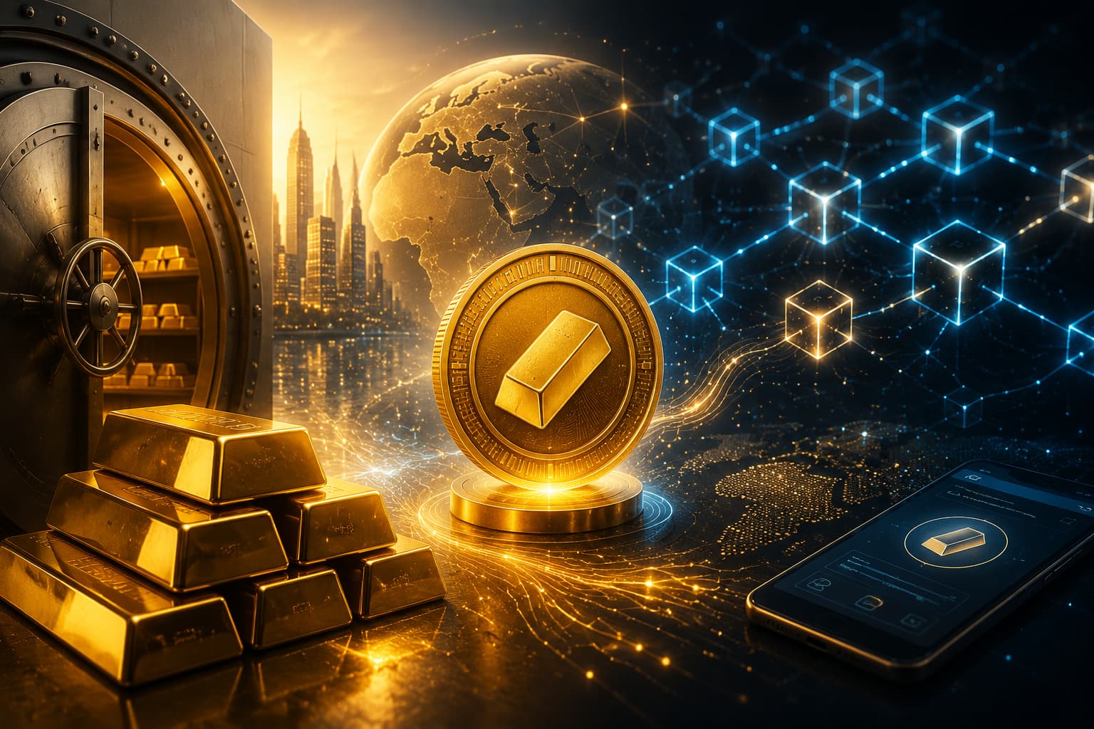 ظهور توکن دیجیتال؛ آینده مالکیت طلا در دستان بلاکچین