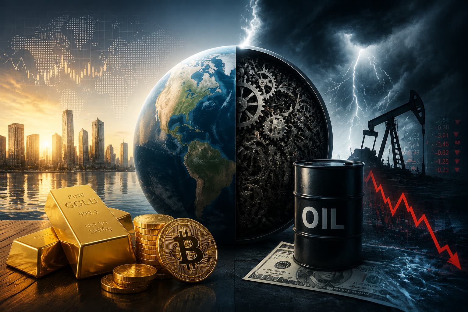 از طلا و نفت تا بیت‌کوین؛ بازارها چشم‌انتظار یک خبر بزرگ