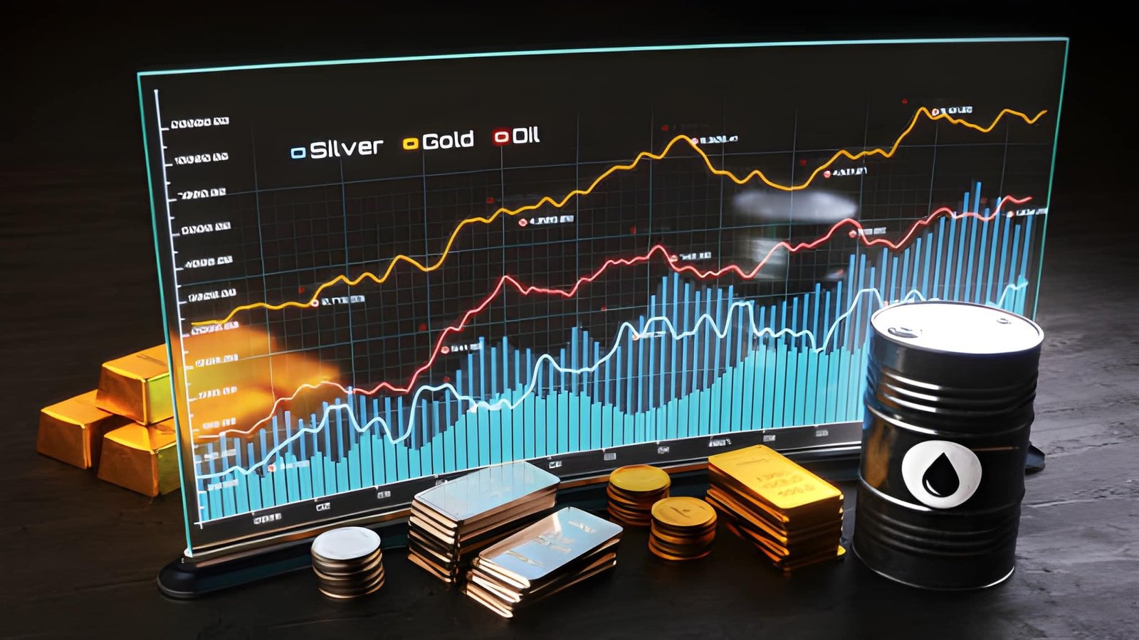 داستان یک بازار بیقرار؛ نفت، طلا و بیتکوین در تکاپو