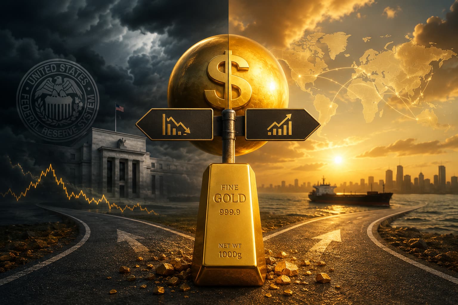 فدرال رزرو یا مذاکرات؛ کدام مسیر طلا را تعیین میکند؟