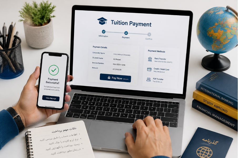 پرداخت شهریه دانشگاه های خارجی