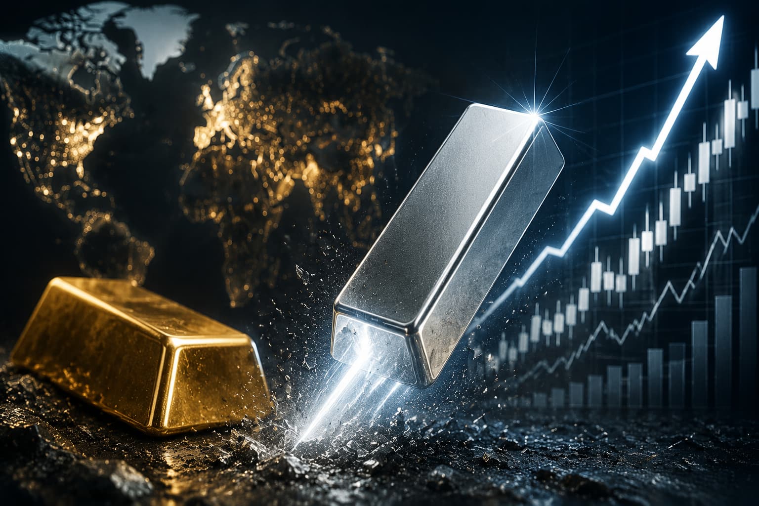 نقره جلوتر از طلا؛ ستاره جدید بازار فلزات؟