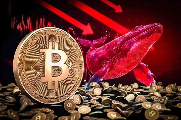 معامله نهنگ بیت کوین با اهرم ۴۰ برابری روی سقوط بازار