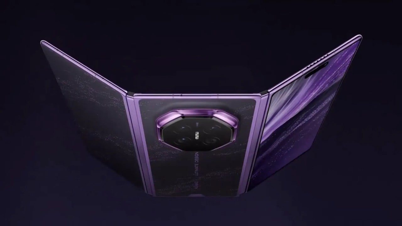 هواوی میت XT 2 را ببینید؛ رونمایی رسمی از طراحی U-شکل و رنگ بنفش خاص