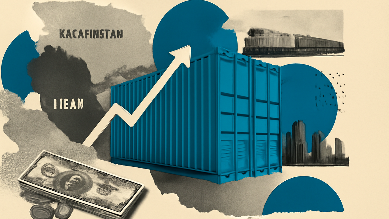 مسیر تازه تجارت ایران و چین از دل قزاقستان و ترکمنستان