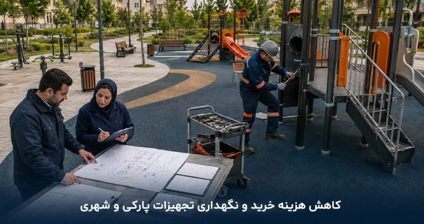 چگونه هزینه خرید و نگهداری تجهیزات پارکی و شهری را کاهش دهیم؟