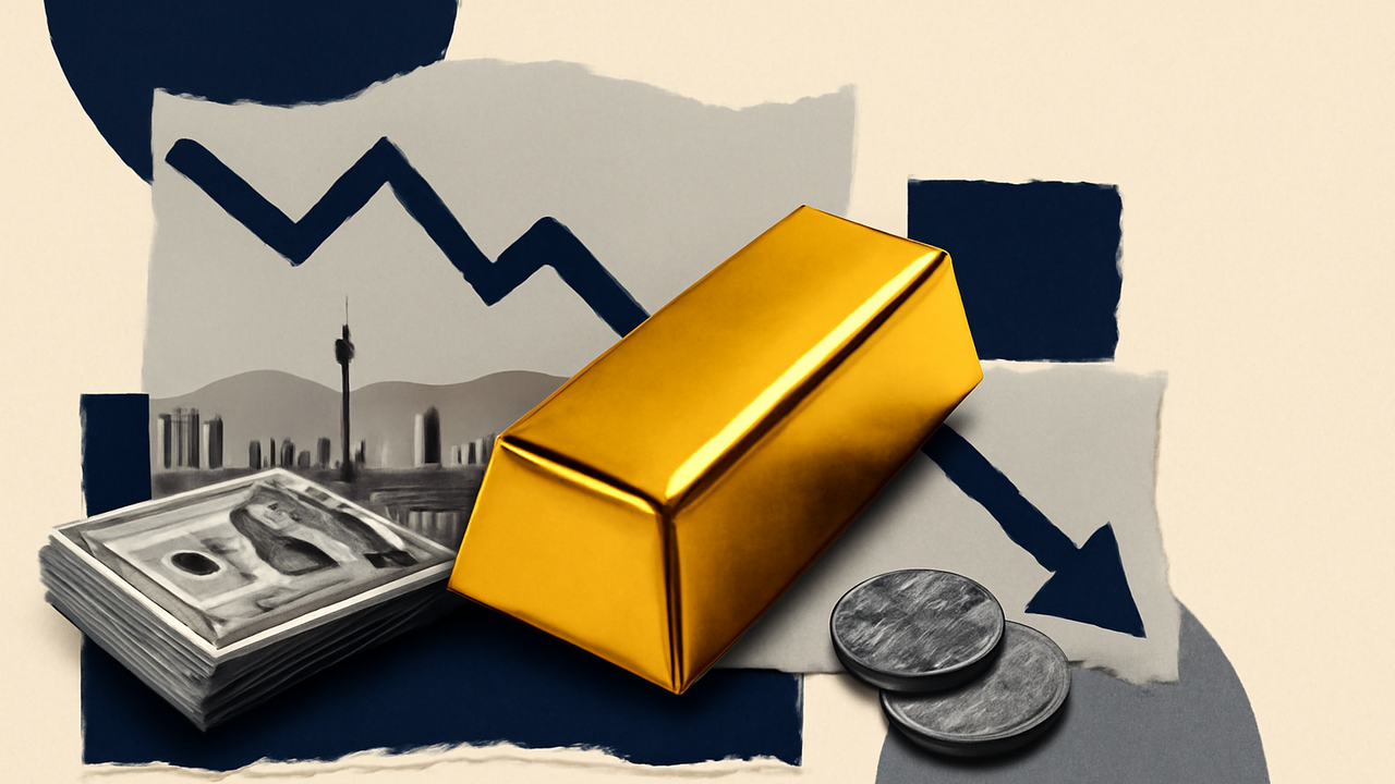 قیمت طلا به پایینترین سطح ۱ هفته اخیر رسید