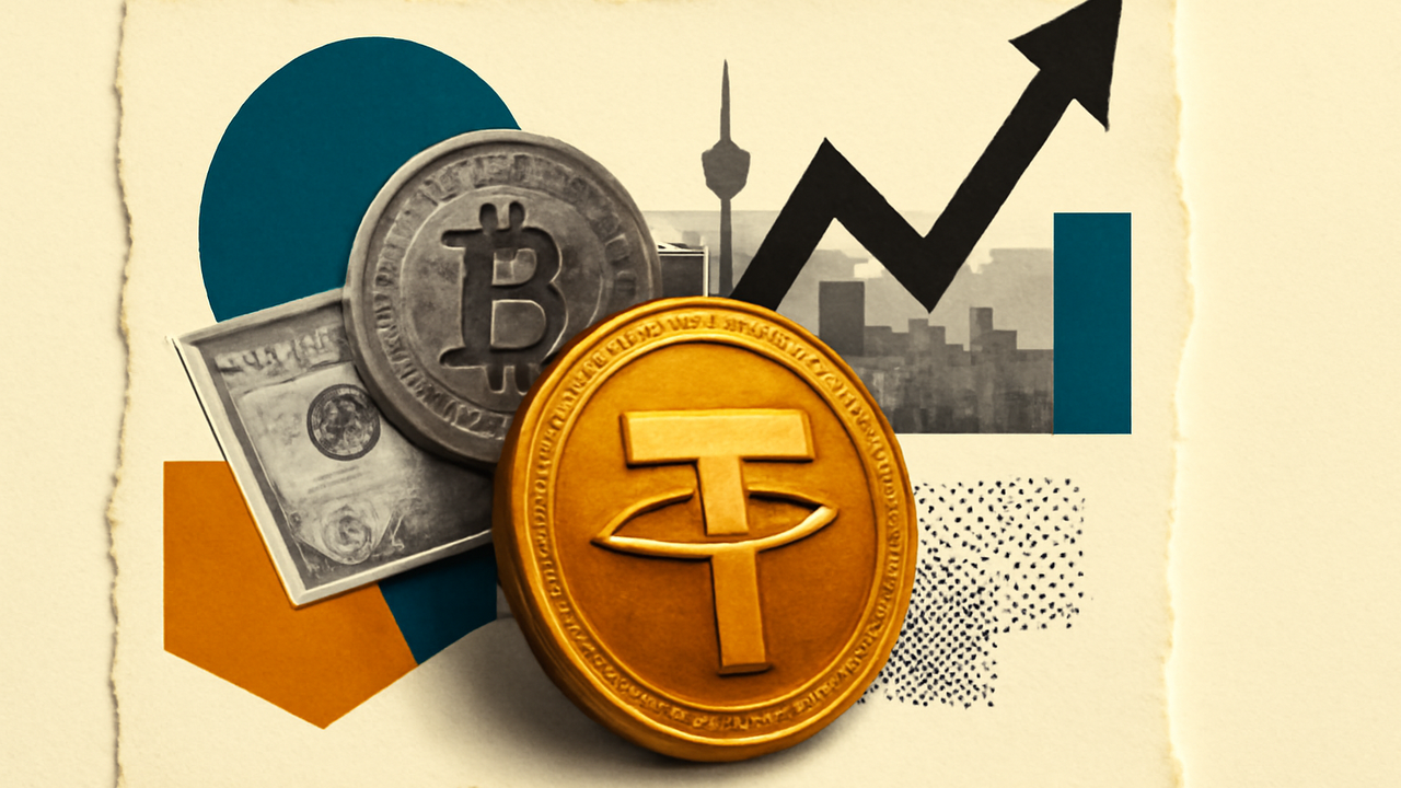 جهش ۳٬۲۰۰ تومانی تتر هم‌زمان با کاهش نوسان بیت‌کوین