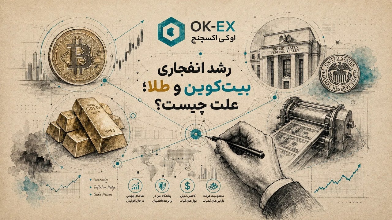 رشد انفجاری بیتکوین و طلا؛ علت چیست؟