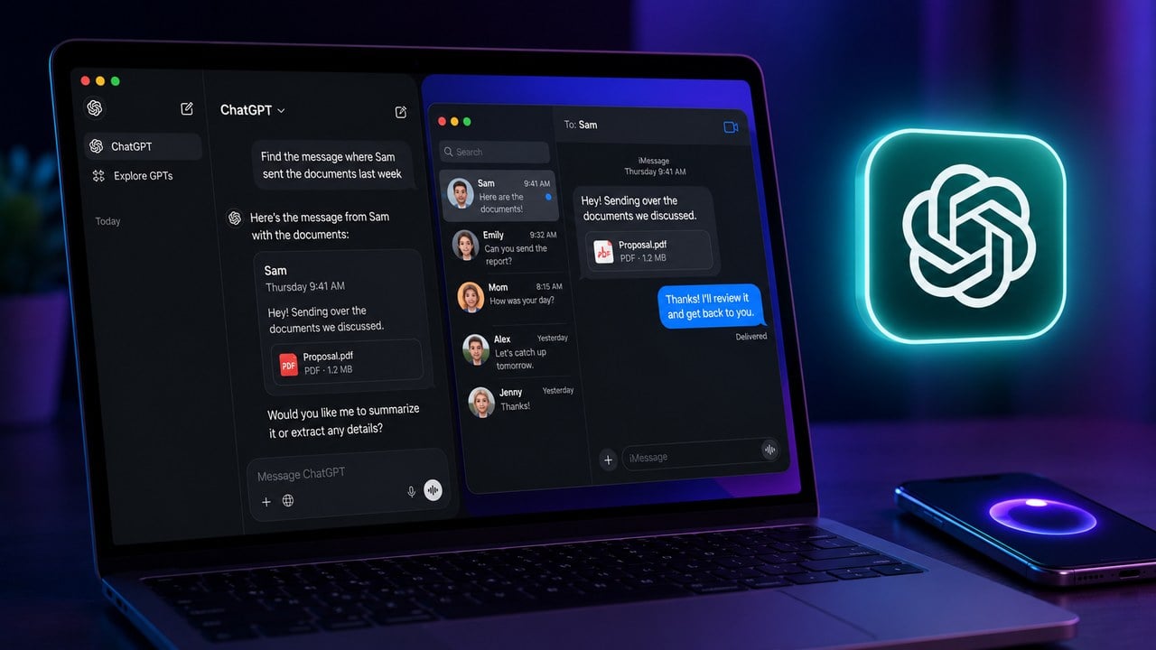 قابلیت جدید ChatGPT روی مک؛ هوش مصنوعی به Messages دسترسی پیدا کرد