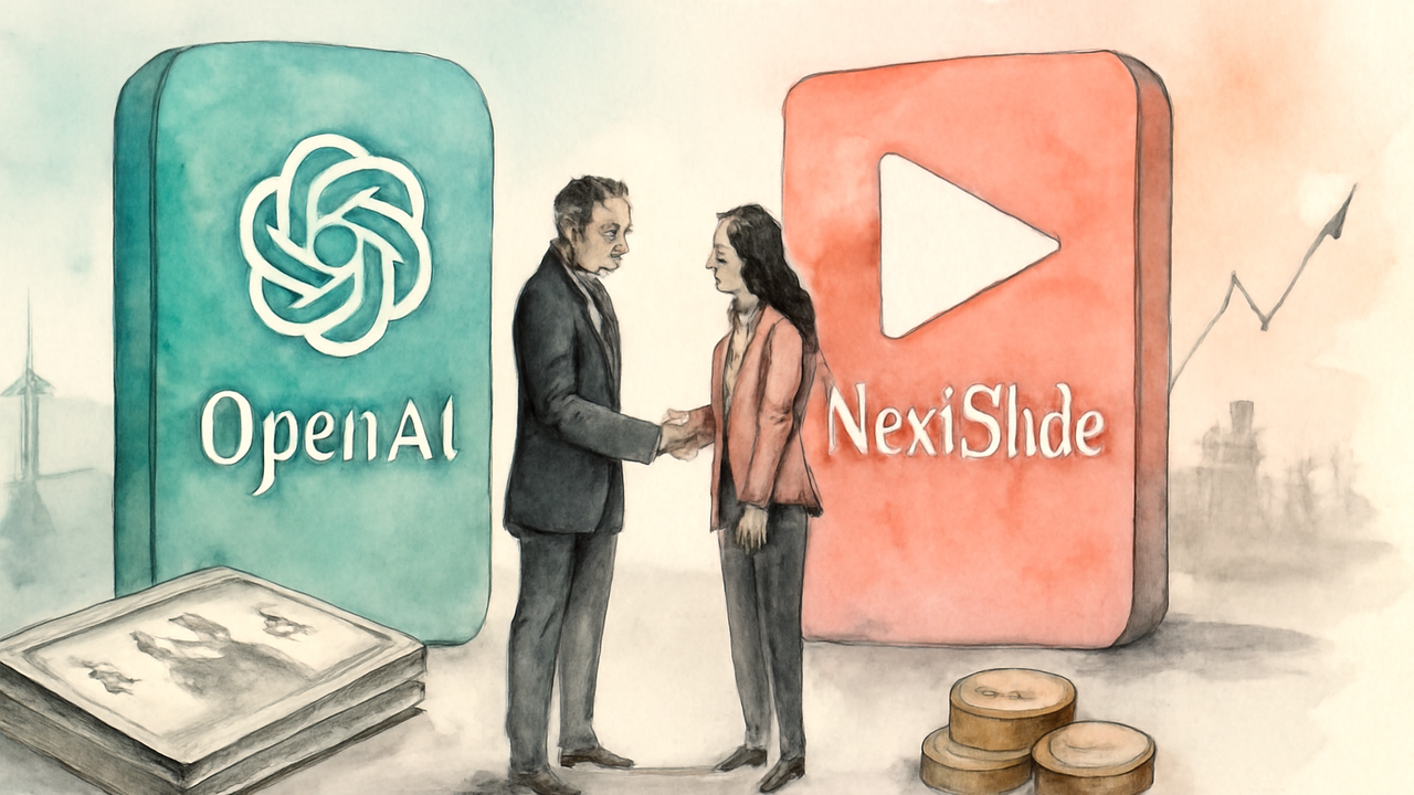 OpenAI با خرید استارتاپ NextSlide وارد بازار ارائه‌های هوشمند شد