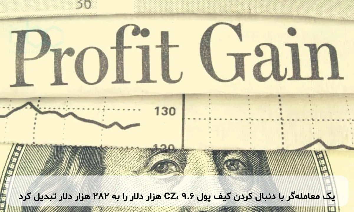 یک معاملهگر با دنبال کردن کیف پول CZ، ۹.۶ هزار دلار را به ۲۸۲ هزار دلار تبدیل کرد