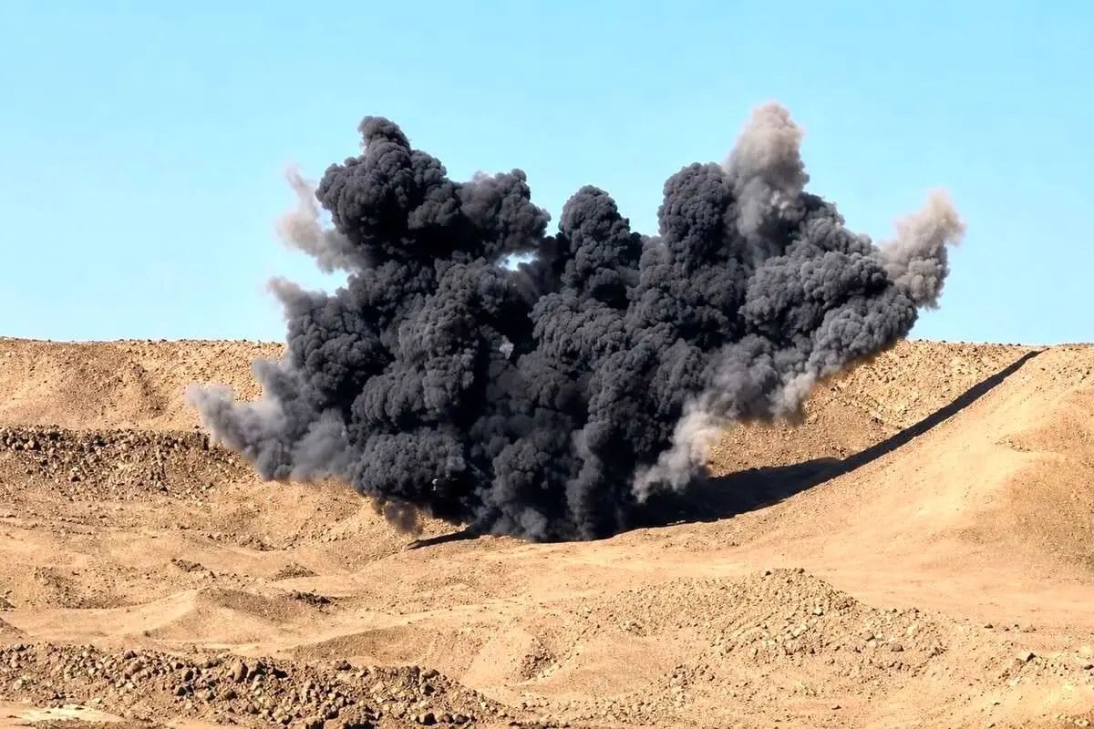 انفجار کنترلشده در جاسک