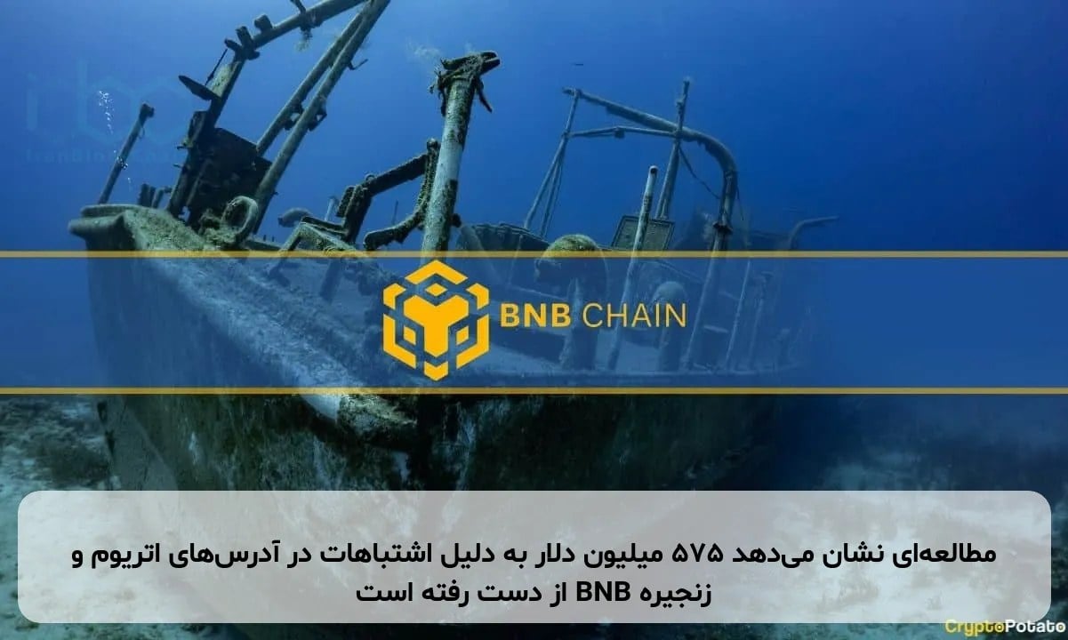مطالعهای نشان میدهد ۵۷۵ میلیون دلار به دلیل اشتباهات در آدرسهای اتریوم و زنجیره BNB از دست رفته است