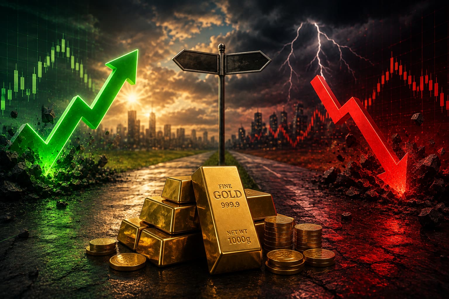 طلا آماده جهش یا سقوط؟ بازار در انتظار پاسخ