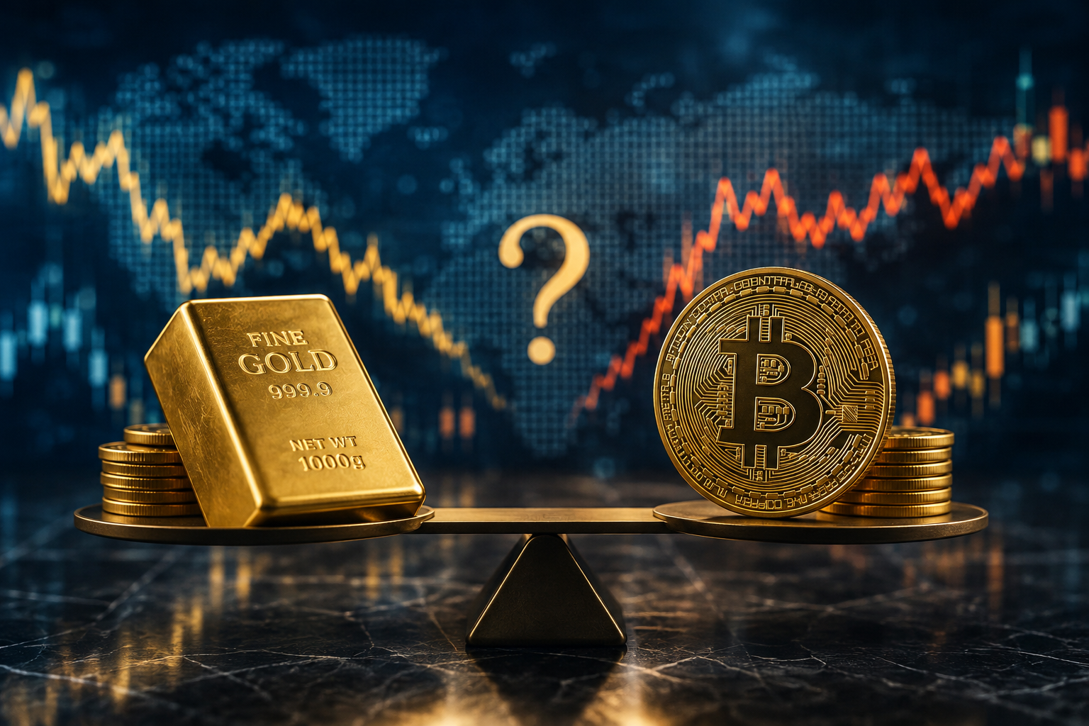 دو روایت برای حفظ ارزش؛ برنده این دوئل طلاست یا بیت‌کوین؟