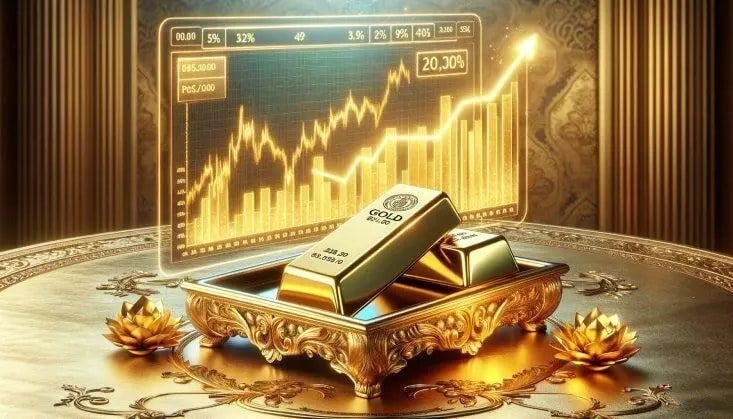 صعود سومین روزه طلا به بالاترین سطح ۲ ماه اخیر