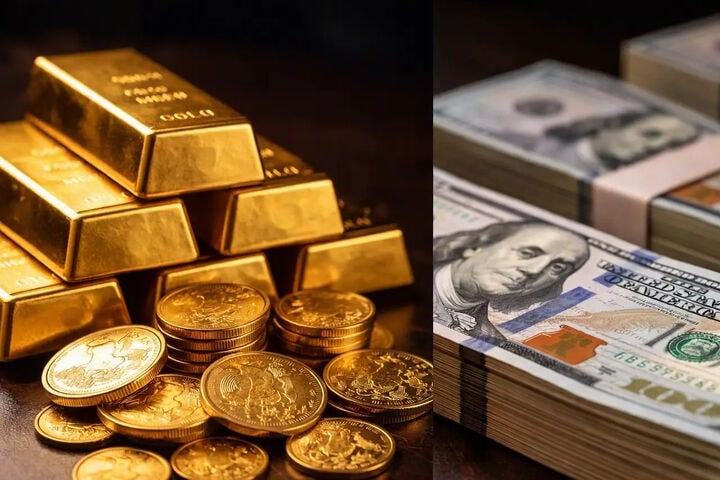 مقایسه دلار و طلا در بلندمدت | کدام ارزش پول را بهتر حفظ میکند