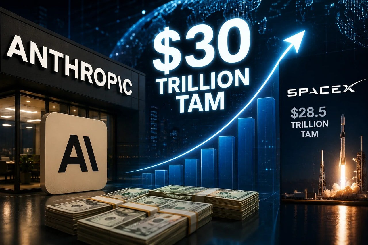 سازنده Claude بازار ۳۰ تریلیون دلاری برای هوش مصنوعی می‌بیند؛ حتی بزرگ‌تر از SpaceX