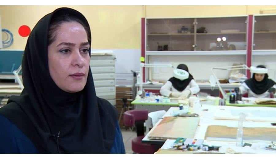 مرمت آثار شاگرد کمال الملک در موزه ملک