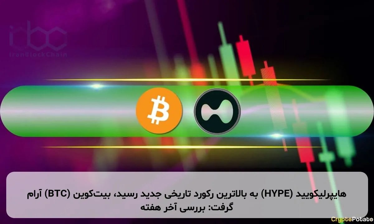 هایپرلیکویید (HYPE) به بالاترین رکورد تاریخی جدید رسید، بیتکوین (BTC) آرام گرفت: بررسی آخر هفته