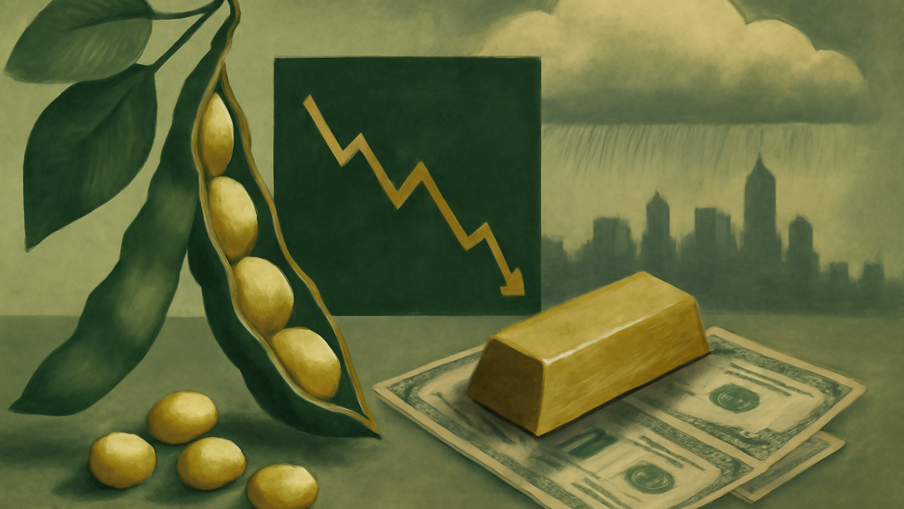 قیمت آتی سویا با پیشبینی بارش بیشتر کاهش یافت