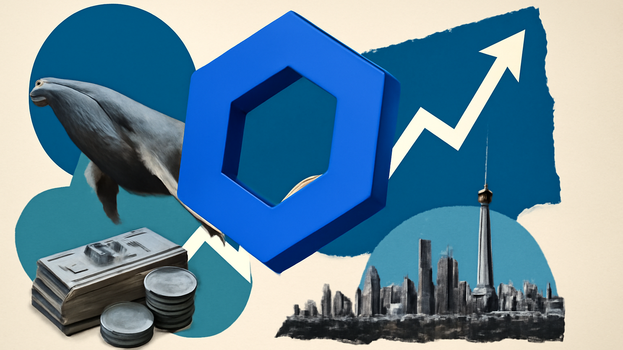 قیمت چینلینک از سطح ۹ دلار عبور کرد؛ نهنگها و صندوق ETF پشت رشد