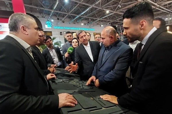 بازدید استاندار اصفهان و رئیس شورای استان بصره از غرفه ذوبآهن اصفهان در نمایشگاه متالکس
