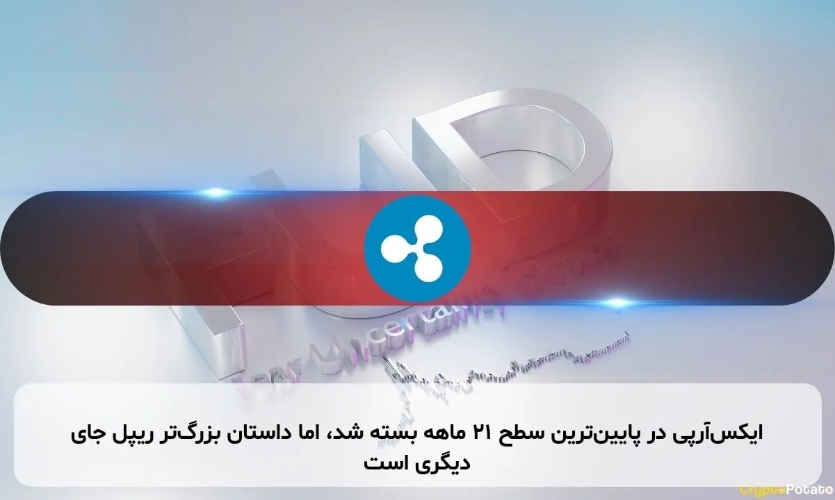 ایکسآرپی در پایینترین سطح ۲۱ ماهه بسته شد، اما داستان بزرگتر ریپل جای دیگری است