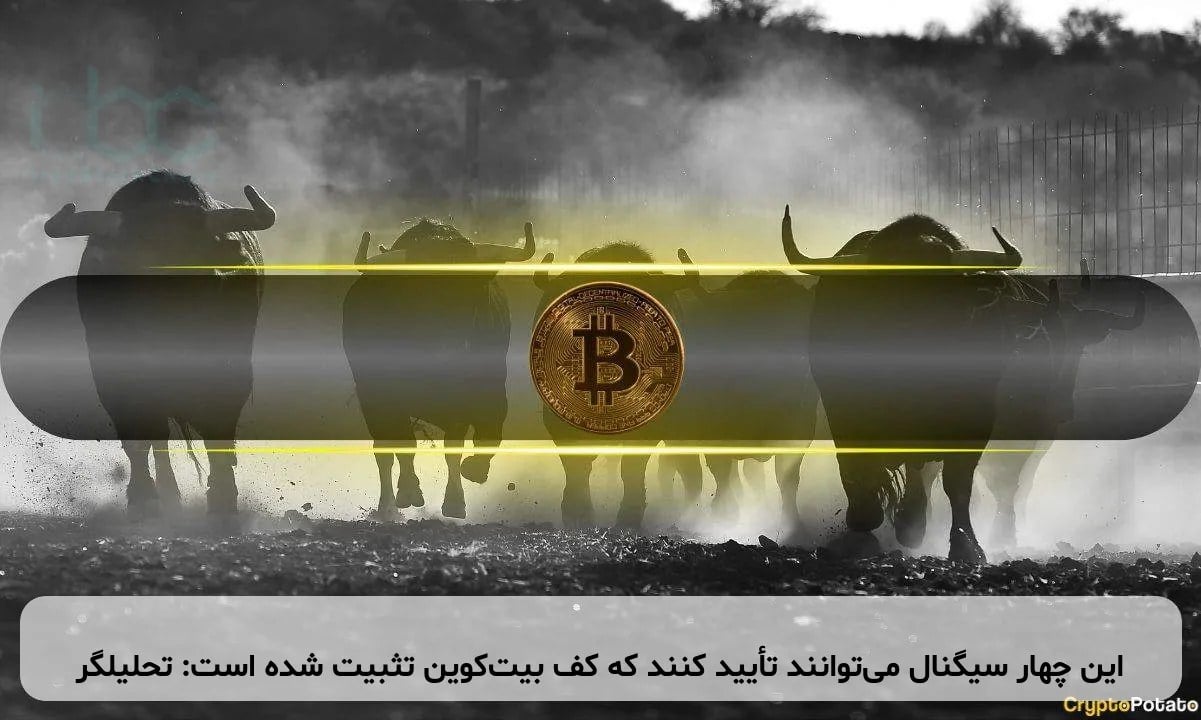 این چهار سیگنال می‌توانند تأیید کنند که کف بیت‌کوین تثبیت شده است: تحلیلگر